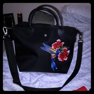 Longchamp  black tote bag medium size
